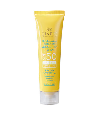 کرم ضد‌آفتاب بدون رنگ  SPF 50 - مناسب پوست‌های چرب و جوش‌دار