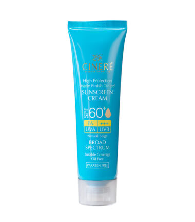 کرم ضد‌آفتاب رنگی +SPF60 - مناسب پوست‌های چرب و جوش‌دار