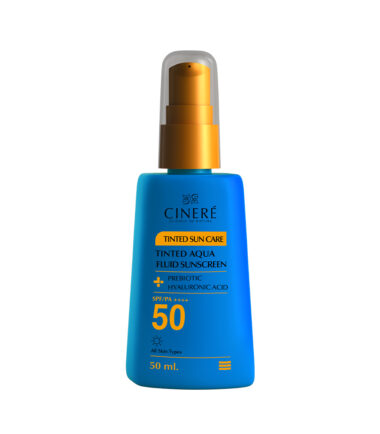ضدآفتاب فلوئید رنگی SPF 50 مناسب انواع پوست