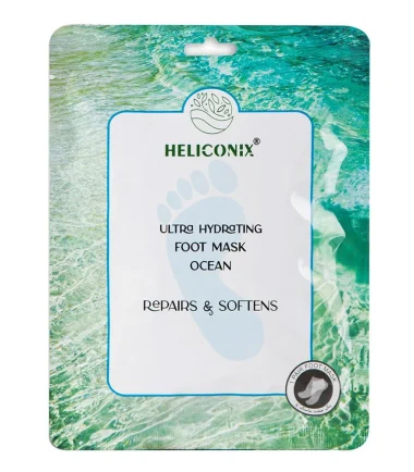 ماسک آبرسان پا با رایحه اقیانوس هلیکونیکس | HELICONIX ULTRA HYDRATING FOOT MASK OCEAN