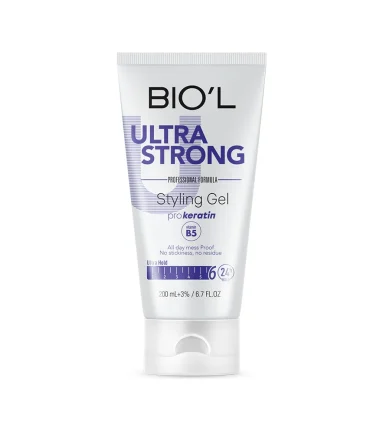 ژل حالت دهنده مو ULTRA STRONG بیول حجم 200 میلی لیتر