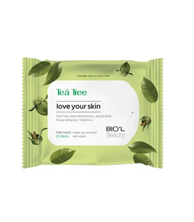 دستمال مرطوب پاک کننده آرایش صورت پوست چرب بیول 20 برگ