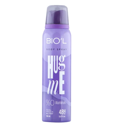 اسپری بدن مردانه  HUG ME 150 ML ( لجند) بیول BIOL