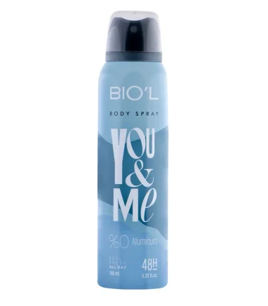 اسپری بدن مردانه  YOU & ME 150 ML ( کرید اونتوس) بیول BIOL
