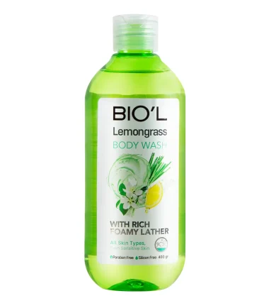 شامپو بدن شفاف با عصاره لمون گرس 400 میل بیول BIOL