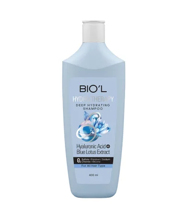 شامپو هایدروتراپی - سولفات فری- آبرسان عمیق مو - 400 میل بیول BIOL