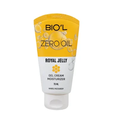 BIOL بیول ژل کرم تیوپی سری زیرو اویل -  هایدرو بانک با عصاره رویال ژلی  مناسب برای انواع پوست -  70میل