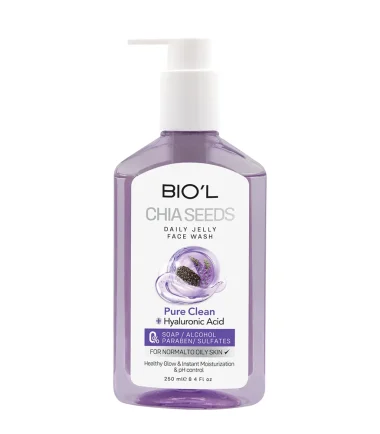 ژل شستشوی صورت حاوی عصاره چیاسید 250 میل بیول BIOL