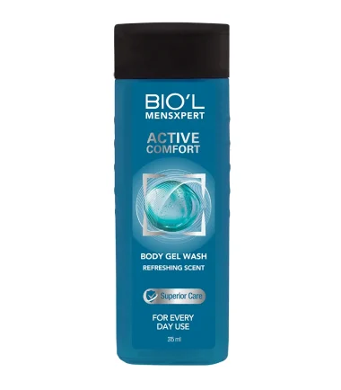 BIOL  شامپو بدن مردانه اکتیو کامفورت- 315میل بیول