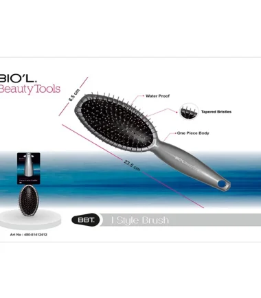 برس موآی استایل خاکستری سوزن فلزی - بیضی بزرگ بی بی تی BBT