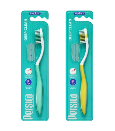 مسواک دیپ کلین 318 پرسیکا - Persica Toothbrushes Medium Deep Clean