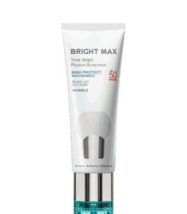 کرم ضد آفتاب فیزیکال بی رنگ تن-برایت برایت مکس - Bright Max Tone-Bright Physical Sunscreen