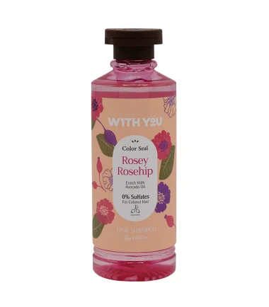 شامپو موهای رنگ شده رزهیپ و روغن آووکادو ویت یو - With You Rosehip And Avocado Oil Shampoo for Colored Hair