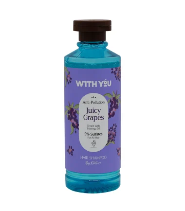 شامپو ضد آلودگی انگور و روغن مورینگا ویت یو - With You Grape And Moringa Oil Detoxifying Shampoo