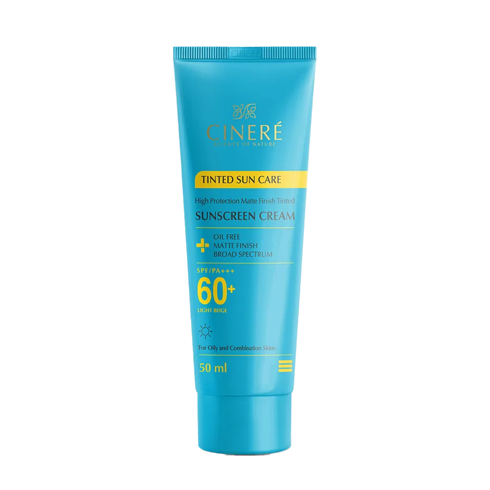 کرم ضدآفتاب رنگی SPF60 سینره