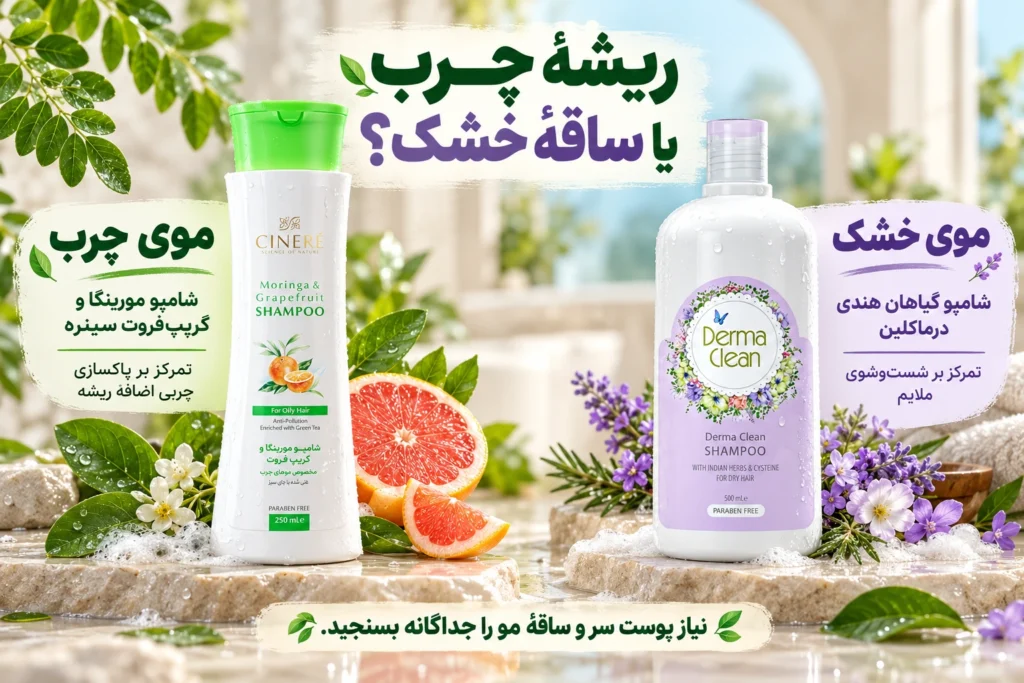انتخاب شامپو مناسب مو